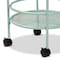 Baxton Studio Newell MidCentury Modern Mint Green Finished Metal 2Tier Kitchen Cart 213-12480-ZORO - alternate 4